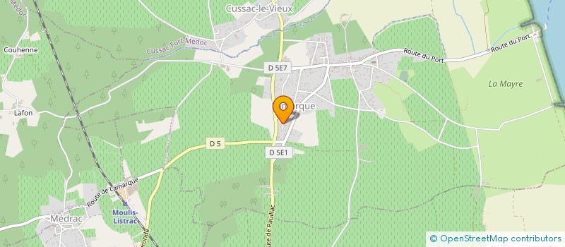 localisation de l'entreprise PHILAENI  LAMARQUE