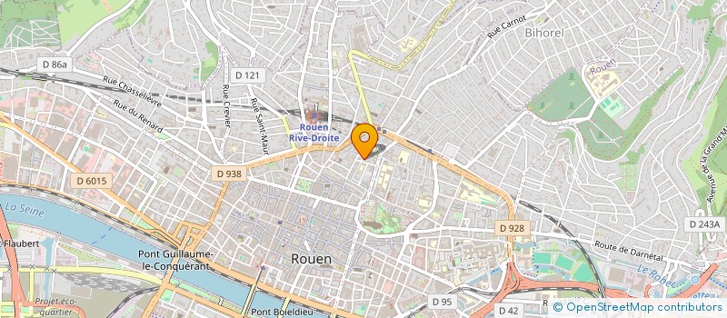 localisation de l'entreprise PHILAGNES  ROUEN