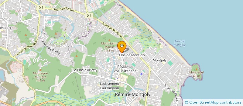 localisation de l'entreprise PHILAHAUT  REMIRE-MONTJOLY