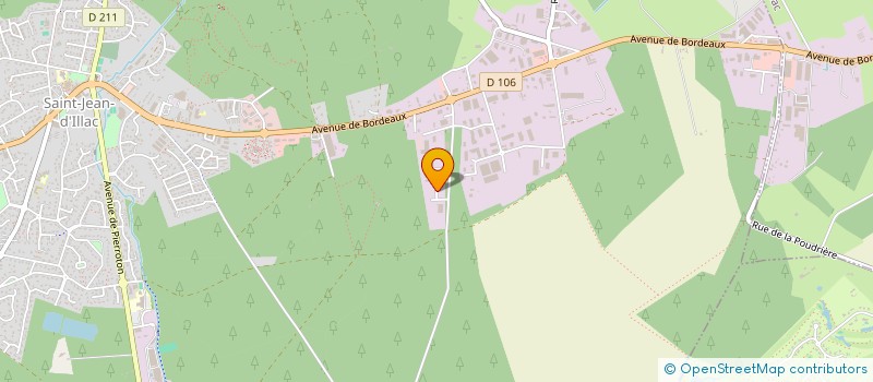 localisation de l'entreprise PHILAJENI 133  MERIGNAC