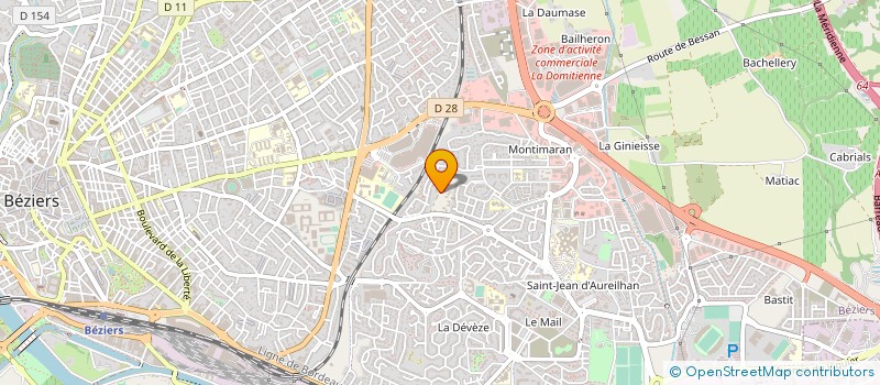 localisation de l'entreprise PHILAL à BEZIERS