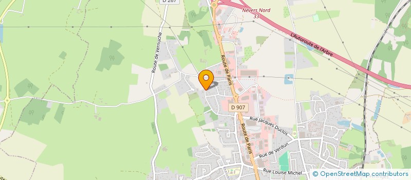 localisation de l'entreprise PHILALEX  VARENNES-VAUZELLES