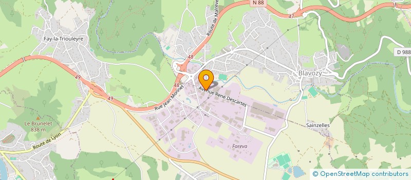 localisation de l'entreprise PHILAMA  SAINT-GERMAIN-LAPRADE