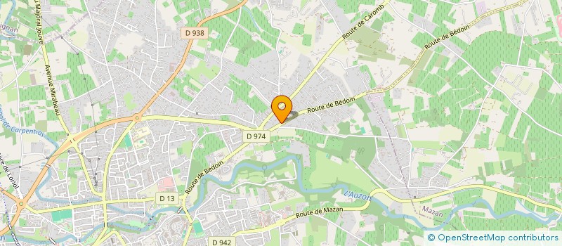 localisation de l'entreprise PHILAN  CARPENTRAS