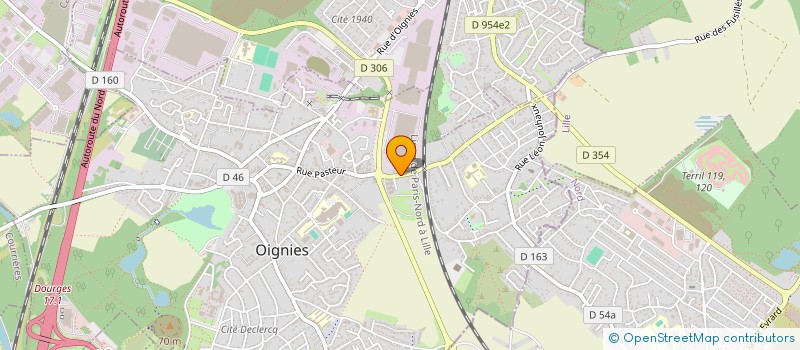 localisation de l'entreprise PHILAND  OIGNIES