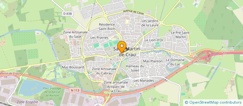 localisation de l'entreprise PHILANDRA à SAINT-MARTIN-DE-CRAU