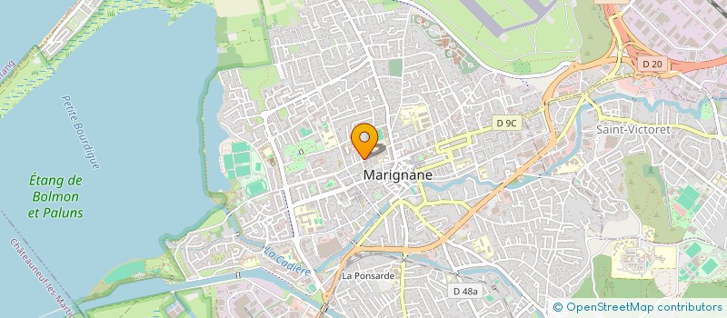 localisation de l'entreprise PHILANGAB  MARIGNANE