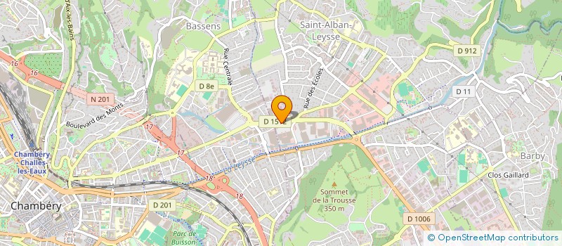 localisation de l'entreprise PHILANIE  SAINT-ALBAN-LEYSSE