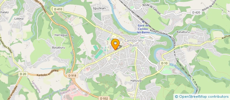 localisation de l'entreprise PHILANNE  CAMBO-LES-BAINS