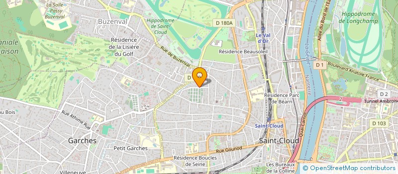 localisation de l'entreprise PHILANTHROPE à SAINT-CLOUD