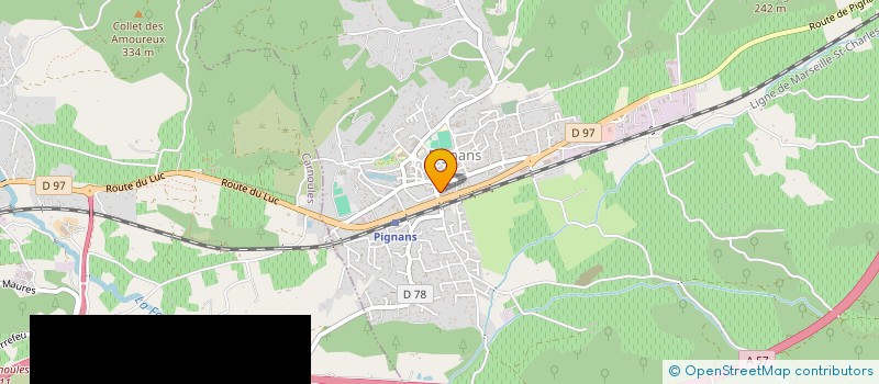 localisation de l'entreprise PHILANTHROPE 83 VAR  PIGNANS