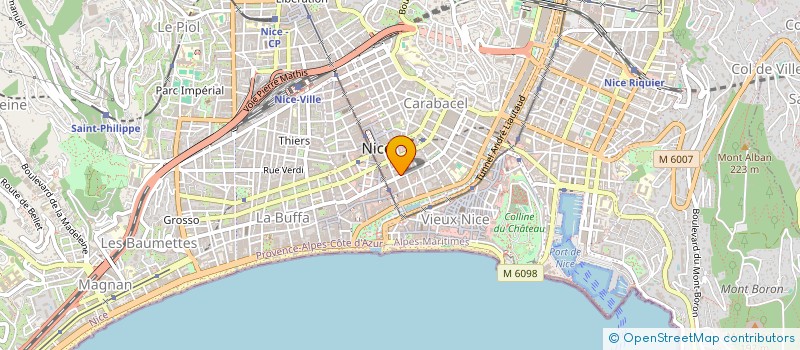 localisation de l'entreprise PHILANTHROPIE ECOSSAISE INTERNATIONALE à NICE