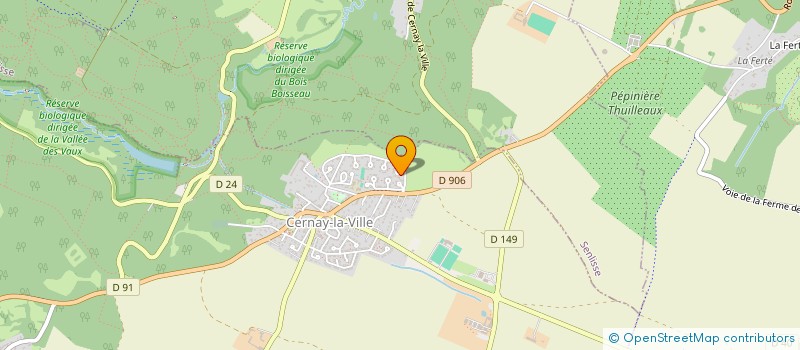 localisation de l'entreprise PHILANTMAX  CERNAY-LA-VILLE