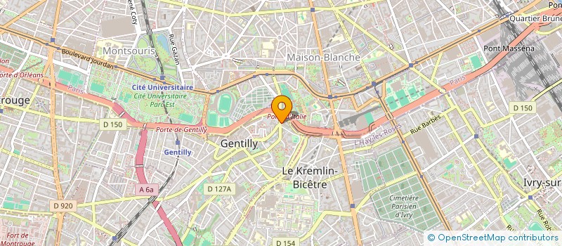 localisation de l'entreprise PHILAPOSTEL ILE-DE-FRANCE  GENTILLY