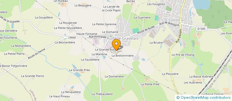 localisation de l'entreprise PHILARBOIS à MONTJEAN