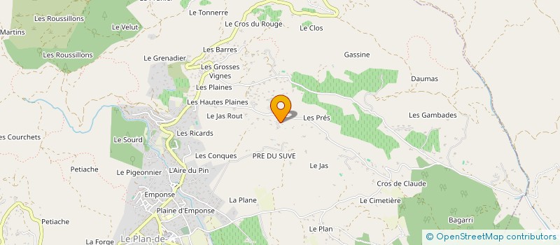 localisation de l'entreprise PHILARD à SAINTE MAXIME
