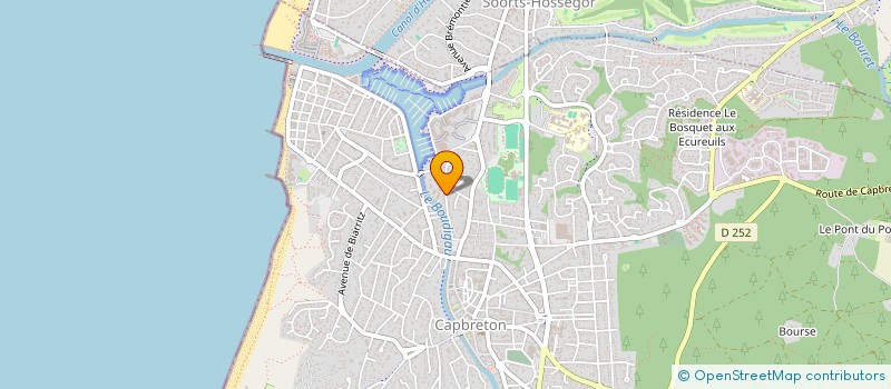localisation de l'entreprise PHILART à CAPBRETON