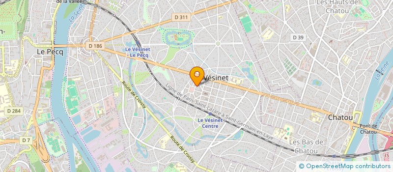 localisation de l'entreprise PHILATEL à LE VESINET