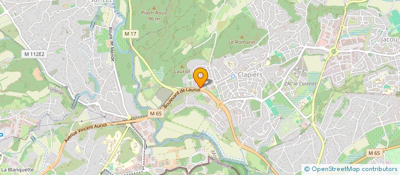 localisation de l'entreprise PHILATELIE 72  CLAPIERS