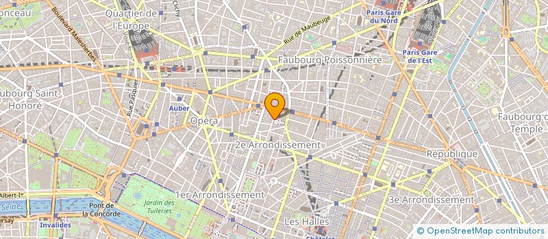 localisation de l'entreprise PHILATELIE DE FRANCE à PARIS