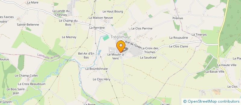 localisation de l'entreprise PHILATHE à LAMBALLE-ARMOR