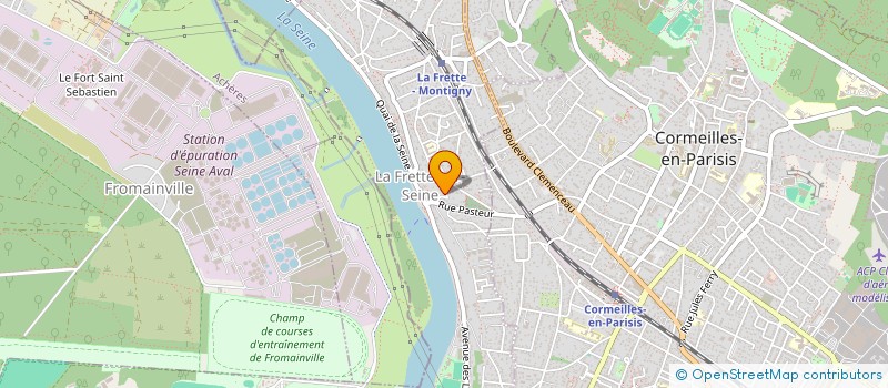 localisation de l'entreprise PHILAU  LA FRETTE-SUR-SEINE