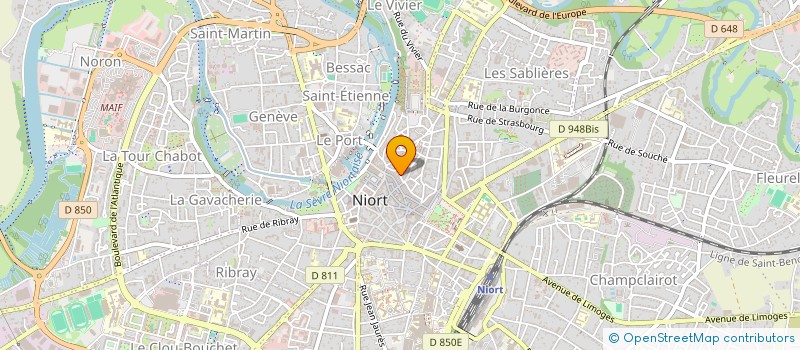 localisation de l'entreprise PHILAU TECHNOLOGIES  NIORT