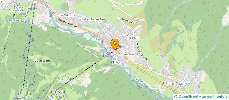 localisation de l'entreprise PHILAUBER  SAINT-CHAFFREY