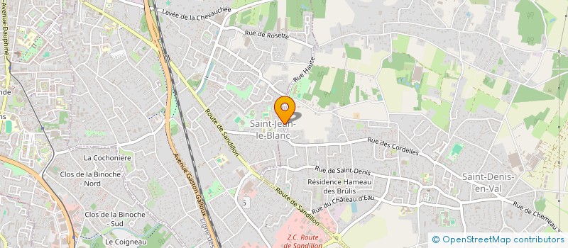 localisation de l'entreprise PHILAURE à SAINT-DENIS-EN-VAL