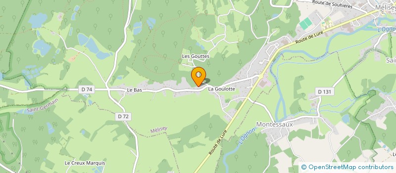 localisation de l'entreprise PHILAURO  MELISEY