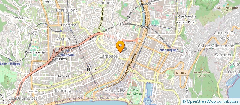 localisation de l'entreprise PHILAVERT à NICE