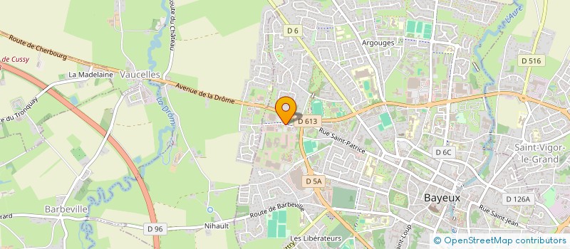 localisation de l'entreprise PHILAXO BURO à BAYEUX