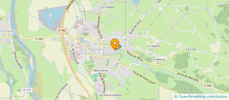 localisation de l'entreprise PHILBEJA  MARCIGNY