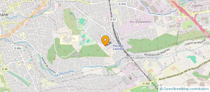 localisation de l'entreprise PHILBERT 1122  MARIGNANE