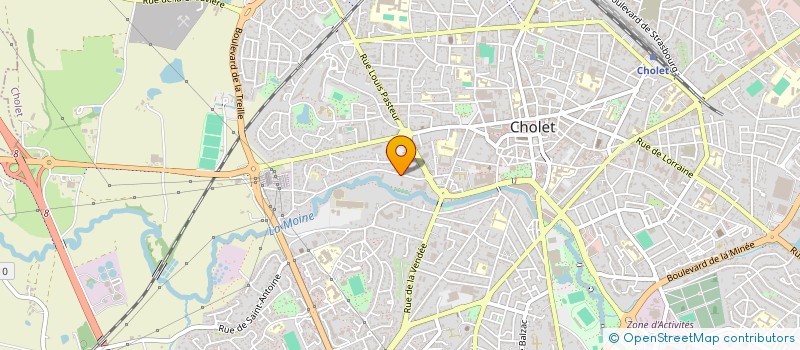 localisation de l'entreprise PHILBERT SA à CHOLET