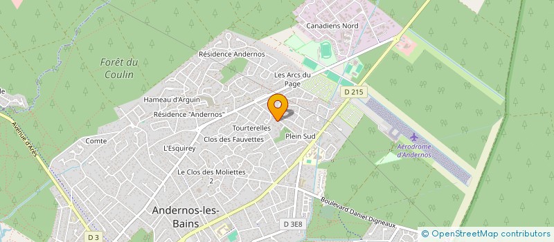 localisation de l'entreprise PHILBI  ANDERNOS-LES-BAINS