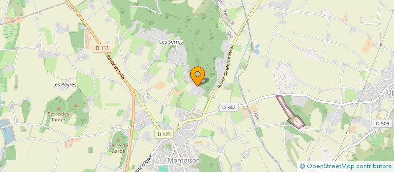 localisation de l'entreprise PHILCAT SCI  MONTOISON