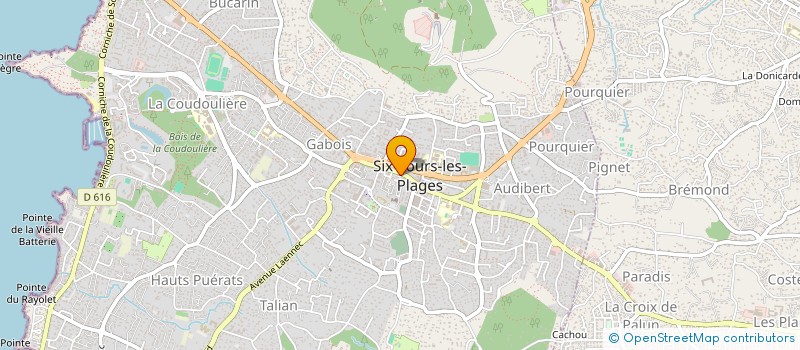 localisation de l'entreprise PHILCHRIS DIFFUSION 1 à SIX FOURS LES PLAGES