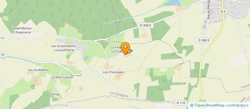 localisation de l'entreprise PHILCO à LA GAUDAINE