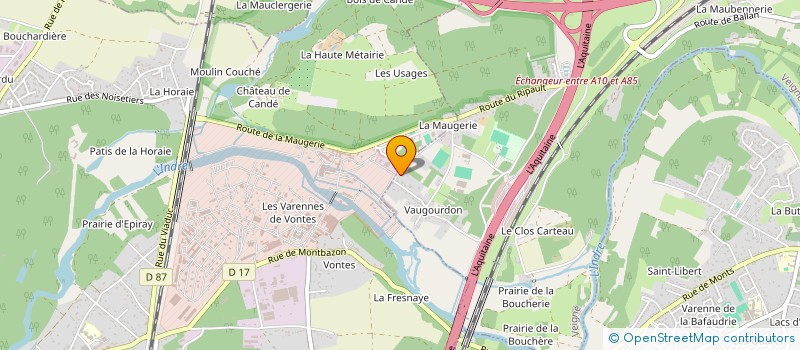 localisation de l'entreprise PHILCOR à VEIGNE