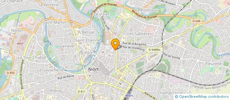 localisation de l'entreprise PHILDALI  NIORT