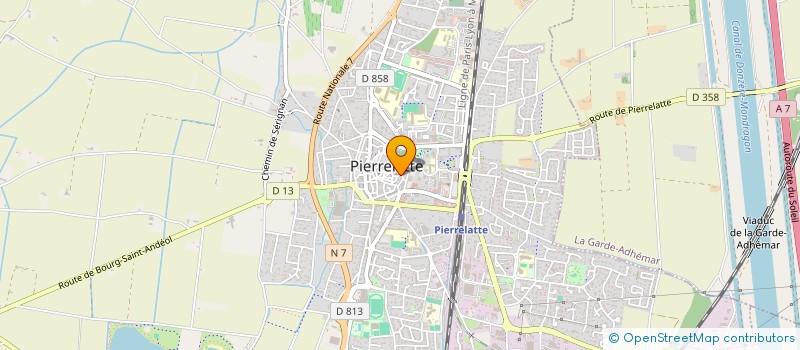 localisation de l'entreprise PHILDERIQUE à PIERRELATTE