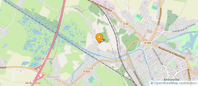 localisation de l'entreprise PHILDIE à ABBEVILLE