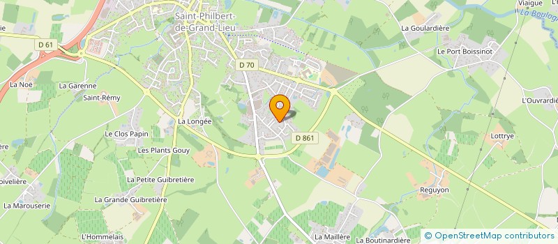 localisation de l'entreprise PHILDIS à SAINT-PHILBERT-DE-GRAND-LIEU