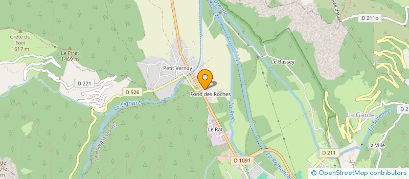 localisation de l'entreprise PHILDIS à LE BOURG-D'OISANS