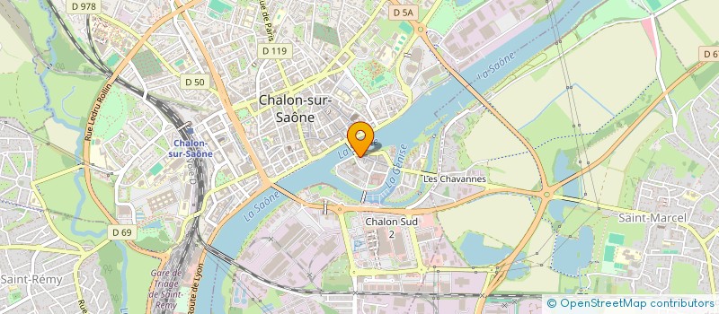 localisation de l'entreprise PHILDO à CHALON-SUR-SAONE