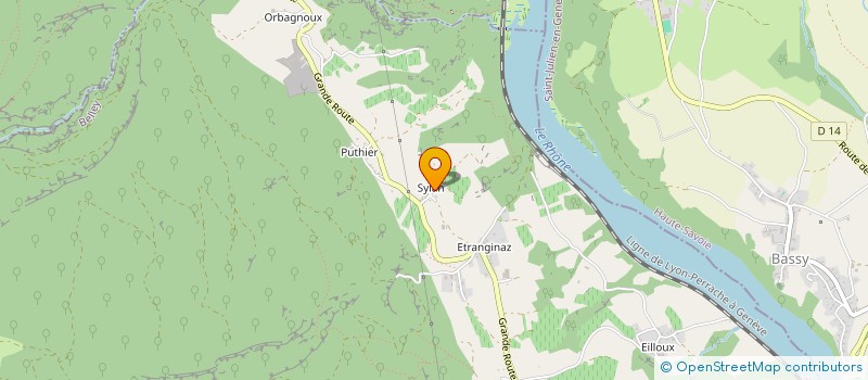 localisation de l'entreprise PHILDOM  CORBONOD