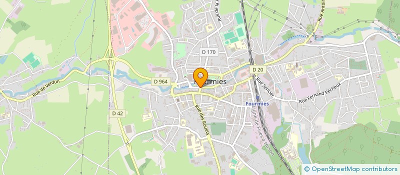 localisation de l'entreprise PHILE AUTO  FOURMIES