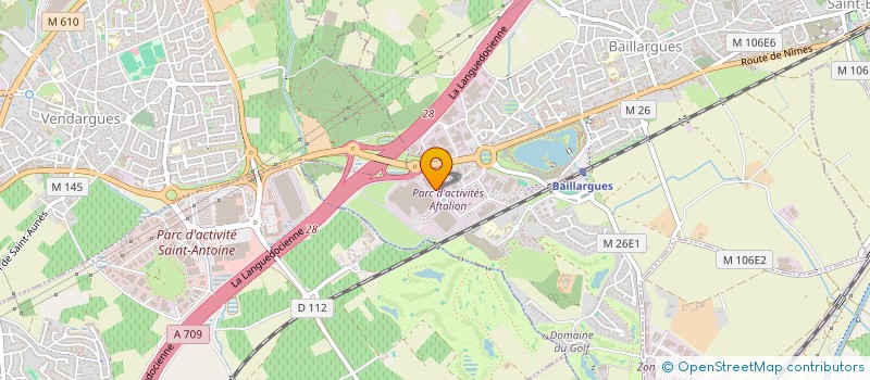 localisation de l'entreprise PHILEA GROUP à BAILLARGUES