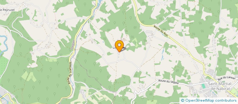 localisation de l'entreprise PHILEA PRIV  SAINT AUBIN DE NABIRAT